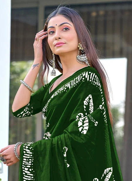 Tew Soft Pure Cotton Printed Fancy Saree Bulk Orders In India